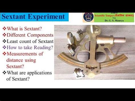 Viva For Practical Sextant