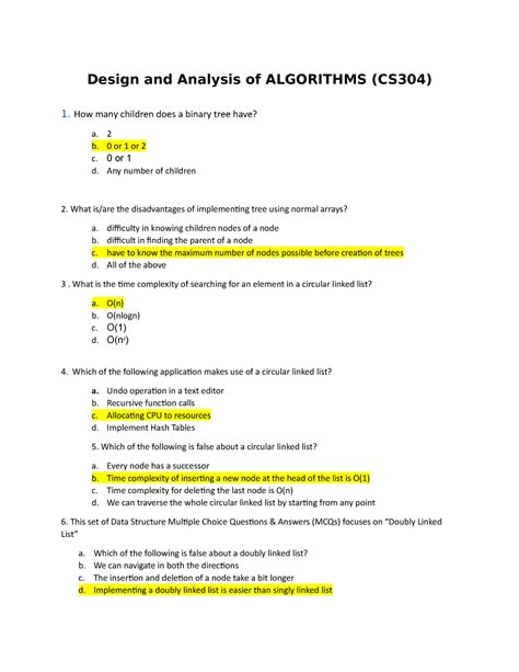 Full Download Viva Question For Analysis And Design Algorithm 