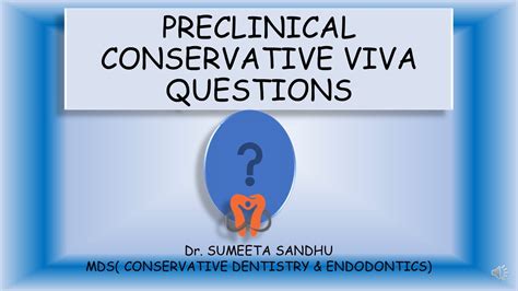 Full Download Viva Questions For Preclinical Conservative 