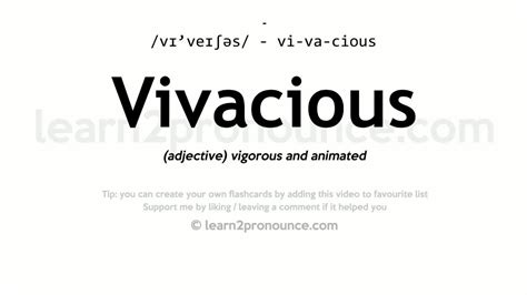 Vivacious Definition