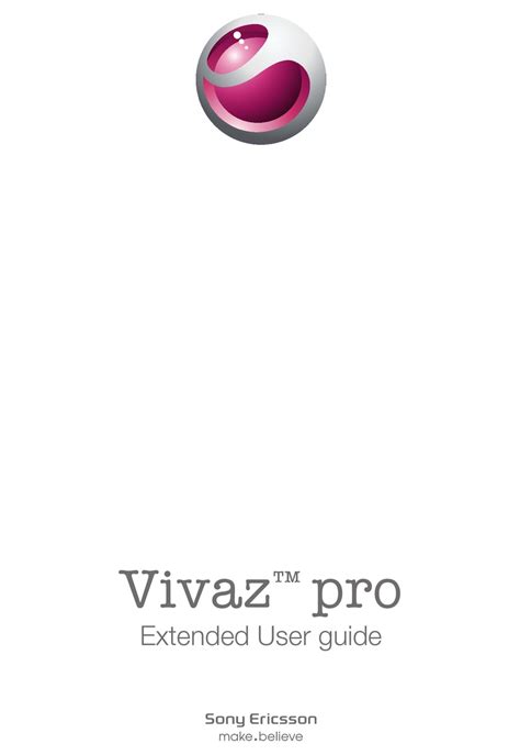 Download Vivaz Pro User Guide 