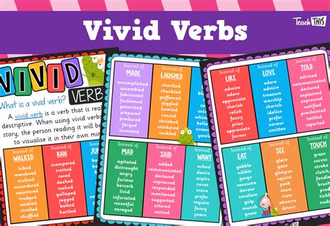 Vivid Verbs The Easy Way To Spice Up Vivid Words For Writing - Vivid Words For Writing