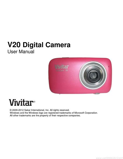 Read Vivitar User Guides 