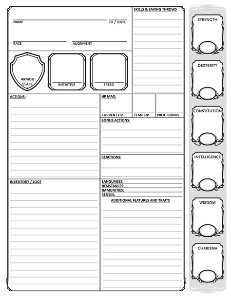 Vlakith Dnd 5e Monster Sheet