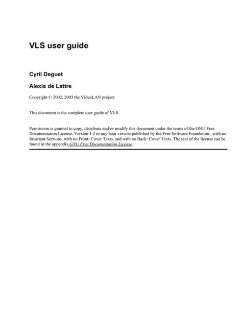 Full Download Vls 9000 User Guide 