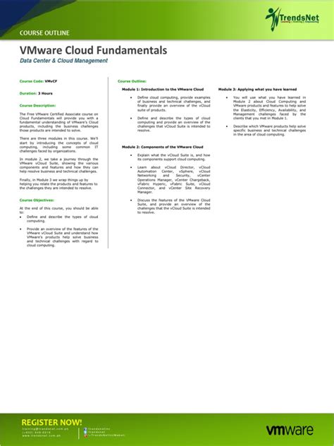 vmware cloud fundamentals