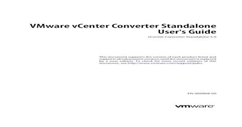 Read Vmware Converter User Guide 