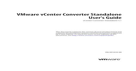 Read Vmware Converter User Guide 