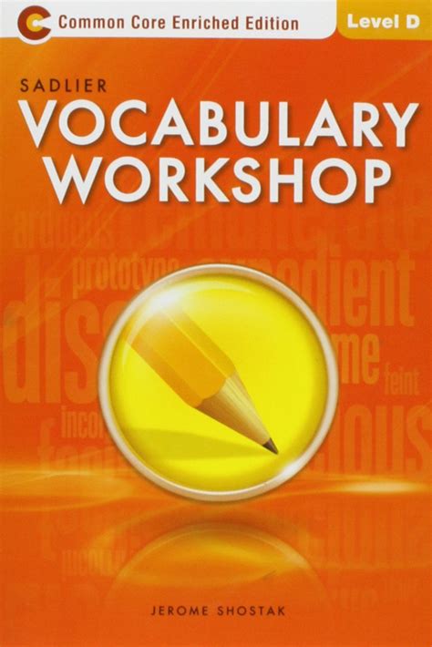 Vocab Workshop Level D