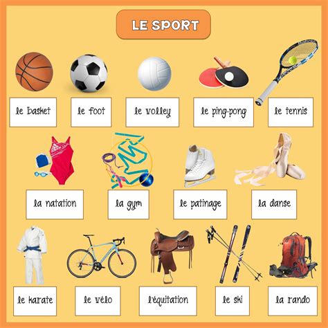 vocabulaire sports et loisirs pdf