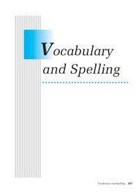 vocabulary and spelling glencoe
