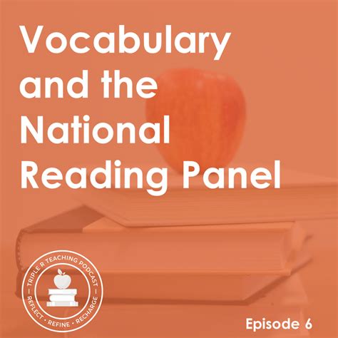 Vocabulary And The National Reading Panel The Measured National Reading Vocabulary Grade 6 - National Reading Vocabulary Grade 6