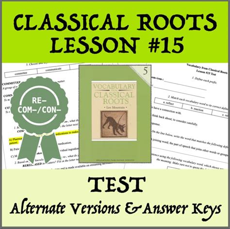 vocabulary from classical roots test book e