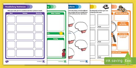 Vocabulary Graphic Organisers Worksheets Twinkl Twinkl Graphic Organizer For Vocabulary Words - Graphic Organizer For Vocabulary Words
