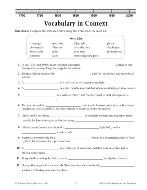 Vocabulary In Context Worksheet Teaching Resources Tpt Vocabulary In Context Worksheet - Vocabulary In Context Worksheet