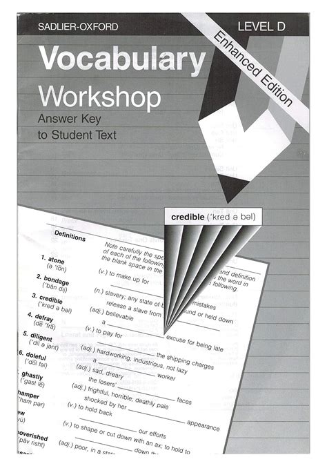 Vocabulary Workshop Level D Enhanced Edition