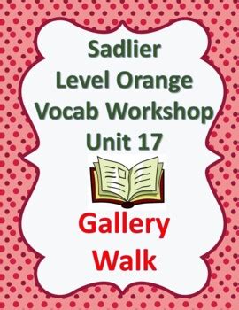 Vocabulary Workshop Unit 17