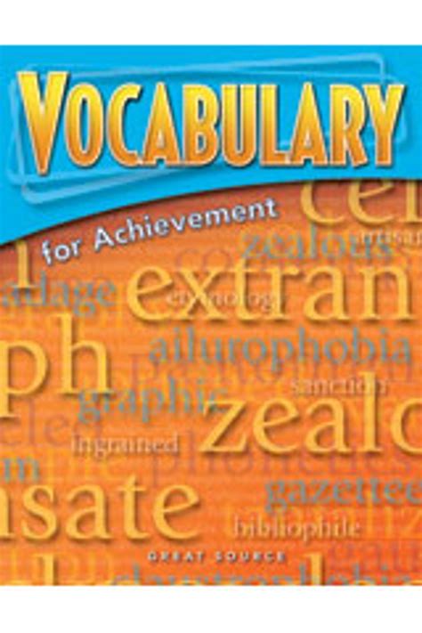 Read Online Vocabulary For Achievement Grade 7 