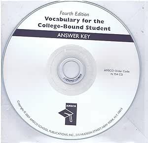 Read Vocabulary For The College Bound Student 4Th Edition Answer Key 