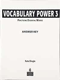Read Vocabulary Power 3 Answer Key Pdf 