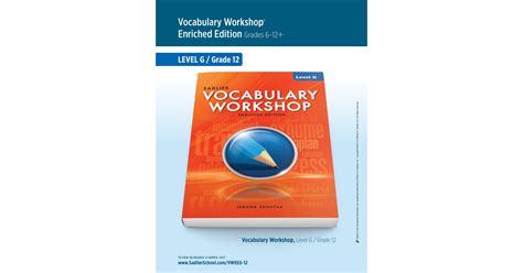 Read Online Vocabulary Workshop Common Core Enriched Edition Answers Level G 