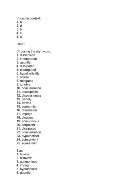 Download Vocabulary Workshop Common Core Enriched Edition Level F Answers 