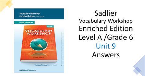 Download Vocabulary Workshop Level D Answers Unit 9 