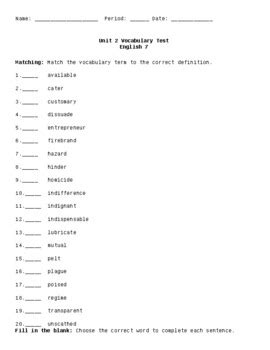 Download Vocabulary Workshop New Edition Level B Answers 