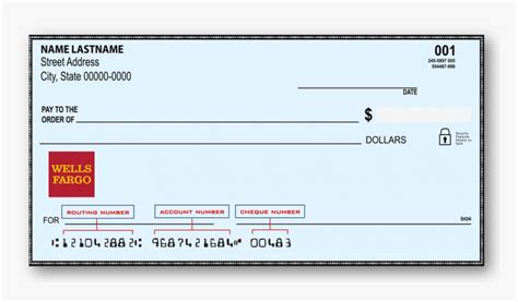 Voided Check Wells Fargo