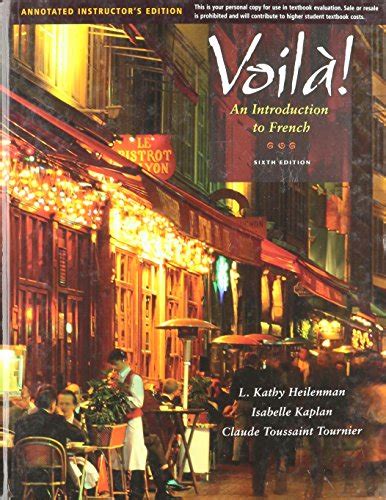 Read Voila An Introduction To French 6Th Edition 
