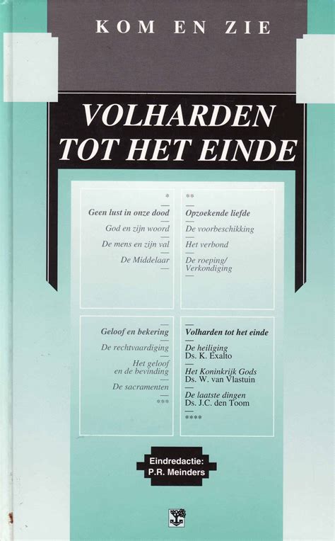 volharden tot het einde
