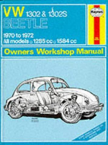 Read Online Volkswagen 1302S Super Beetle Owners Workshop Manual Service Repair Manuals By Haynes J H Stead D H Published By J H Haynes Co Ltd 1988 