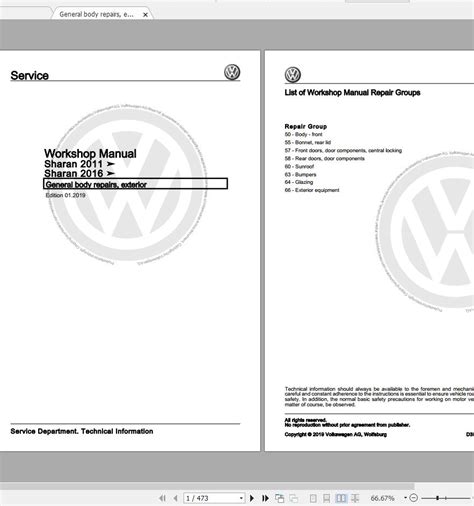 Read Online Volkswagen Sharan Vehicle Repair Manual English Free 