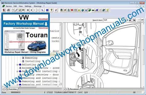 Download Volkswagen Touran Service Repair Manual Download 