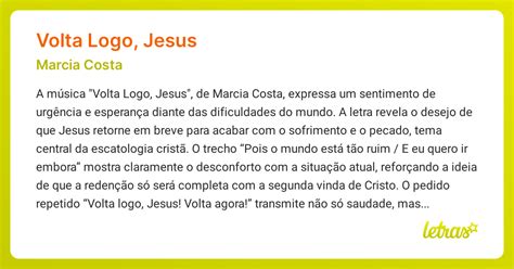 Volta Logo Jesus Letras
