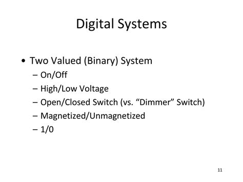 Voltage Binary System