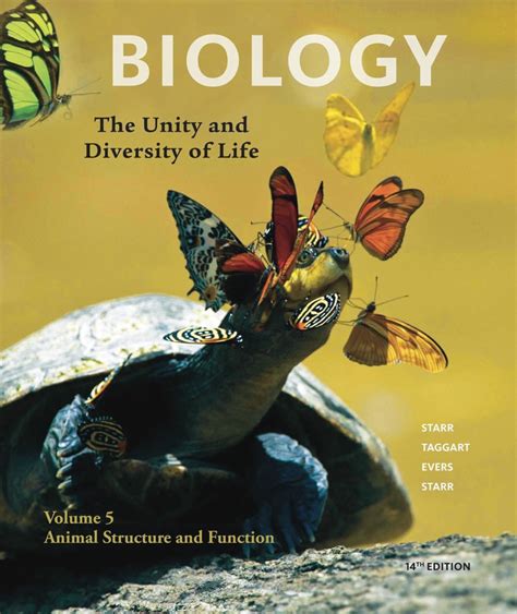 Volume 5 Animal Structure Function Biology The Unity Diversity Of Life