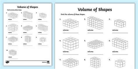 Volume Activities Volume Of Shapes Ks2 Maths Twinkl Volume Compound Shapes Worksheet - Volume Compound Shapes Worksheet