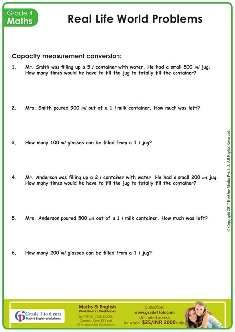 Volume And Capacity Word Problems For Grade 5 Volume Worksheet Fifth Grade - Volume Worksheet Fifth Grade