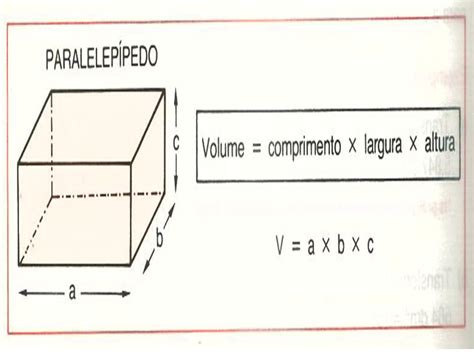 Volume Do Paralelepípedo