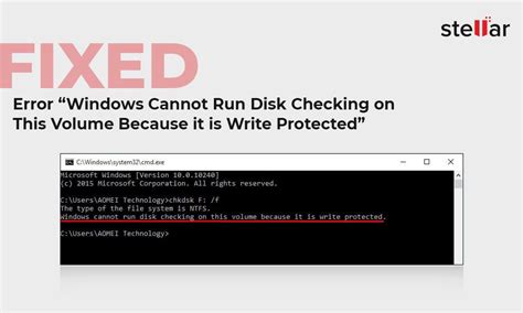 Volume Is Write Protected