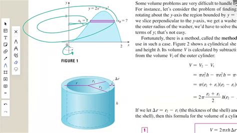 Volume Of A Cylinder Shell