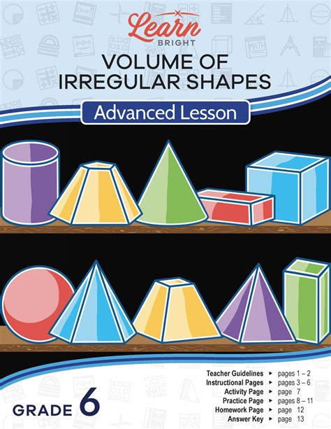 Volume Of Irregular Shapes Advanced Learn Bright Finding Volume Of Irregular Shapes - Finding Volume Of Irregular Shapes