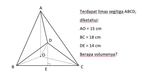Rumus Volume Prisma Segitiga Beserta Contoh Soal dan
