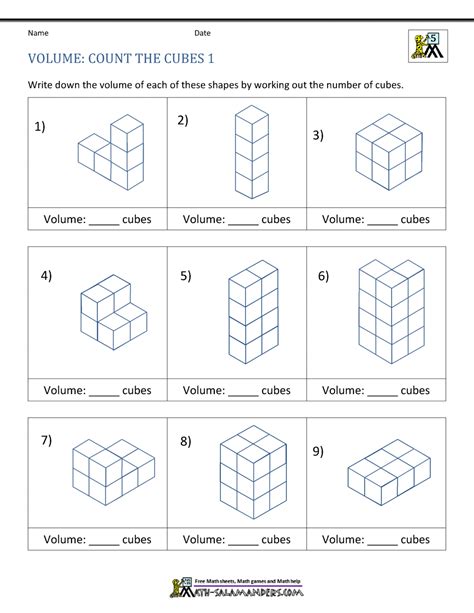 Volume Worksheets Volume Worksheet Fifth Grade - Volume Worksheet Fifth Grade