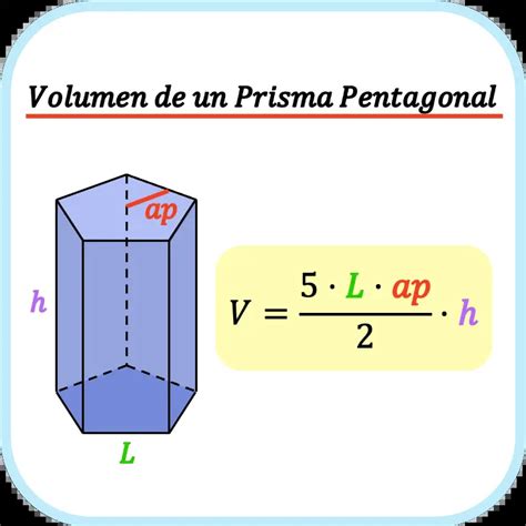 Volumen De Un Prisma Pentagonal