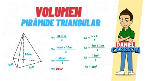 Volumen De Una Pirámide Triangular