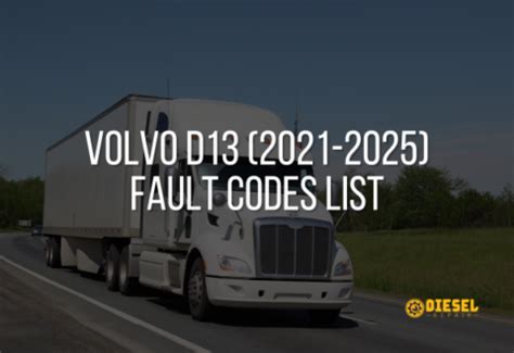 volvo d13 fault code list
