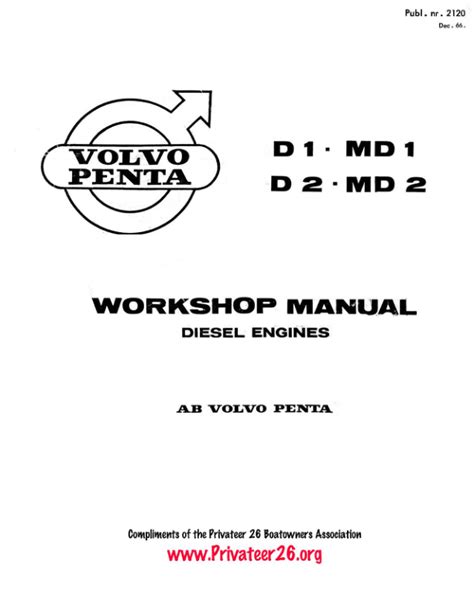 Volvo Penta5hp 2 Stroke Workshop Manual