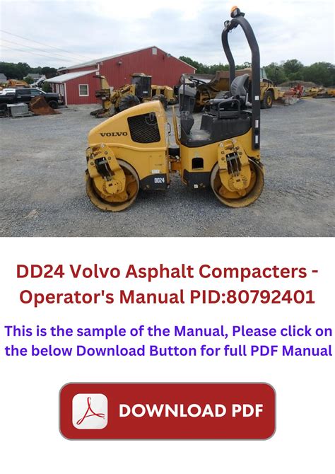 Full Download Volvo Dd24 Operators Manual 